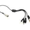 Pakrovėjo Adapteris GX16 į DC/XLR/GX12