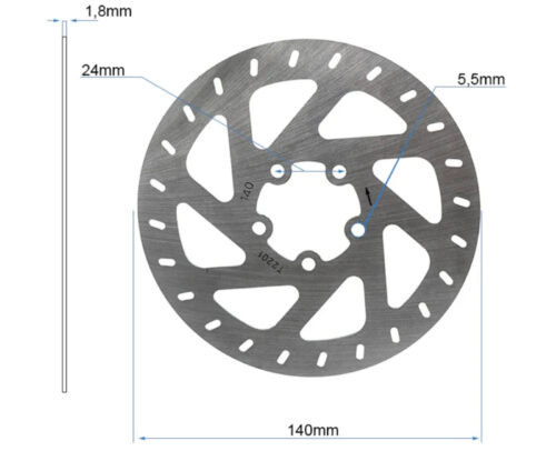 xiaomi stabdziu diskas 140mm