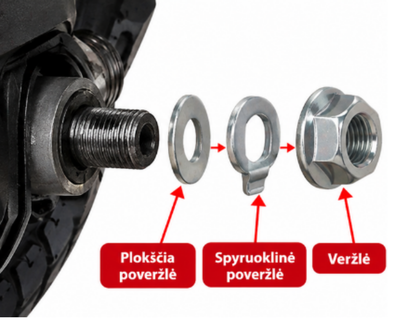 Kukirin G2 galinio rato verzle 1